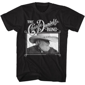 Charlie Daniels Band-Cdb Profile-Black Adult S/S T-Shirt S - Black
