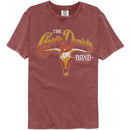Charlie Daniels Band-Cow Skull And Logo-Brick Adult S/S Comfort Color T-Shirt - Brick