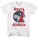 Charlie Daniels Band-Cdb Devil Went Down To Georgia-White Adult S/S T-Shirt - White