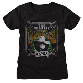 Charlie Daniels Band-Cdb Yucca Leaves-Black Ladies S/S T-Shirt - Black