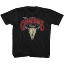Charlie Daniels Band-Cdb Skull N Logo-Black Youth S/S T-Shirt (7-8) - Black