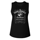 Charlie Daniels Band-Cdb Label-Black Ladies Muscle Tank-S - Black
