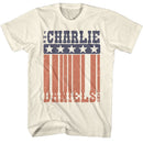 Charlie Daniels Band-Cdb Flag-Natural Adult S/S T-Shirt - Natural