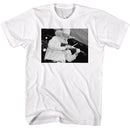 Charlie Daniels Band-Cdb Bw Charlie Daniels-White Adult S/S T-Shirt - White