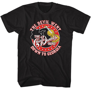 Charlie Daniels Band-Cdb Dwdtg Round-Black Adult S/S T-Shirt - Black