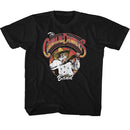 Charlie Daniels Band-Cdb Logo And Fiddlin-Black Youth S/S T-Shirt (7-8) - Black