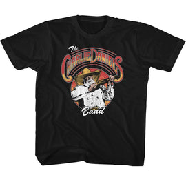 Charlie Daniels Band-Cdb Logo And Fiddlin-Black Toddler S/S T-Shirt-4T - Black