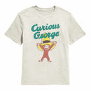 Curious George Big Hat Natural Youth T-Shirt