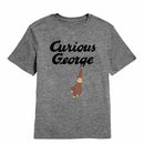 Curious George Climb Graphite Heather Toddler T-Shirt