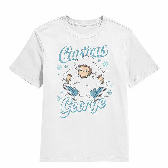 Curious George Christmas White Toddler T-Shirt