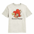 Curious George Valentines Mail Natural Youth T-Shirt