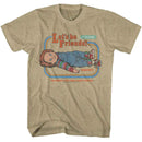 Chucky-Chucky Lets Be Friends-Khaki Heather Adult S/S T-Shirt - Khaki Heather
