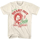 Chucky-Chucky Eat Your Heart Out-Natural Adult S/S T-Shirt - Natural