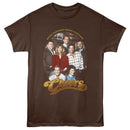 Cheers-Cheers Group Shot-Dark Chocolate Adult S/S T-Shirt - Dark Chocolate