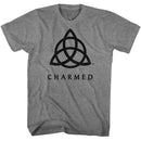 Charmed-Charmed Symbol-Graphite Heather Adult S/S T-Shirt - Graphite Heather