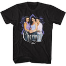 Charmed-Charmed Sisters-Black Adult S/S T-Shirt - Black