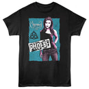 Charmed-Charmed Phoebe Contrast-Black Adult S/S T-Shirt - Black