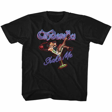 Cinderella-Shake Me-Black Toddler S/S T-Shirt-4T - Black