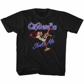 Cinderella-Shake Me-Black Toddler S/S T-Shirt-3T - Black