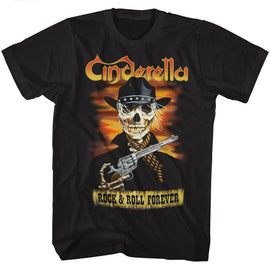 Cinderella-Skelerella-Black Adult S/S T-Shirt - Black
