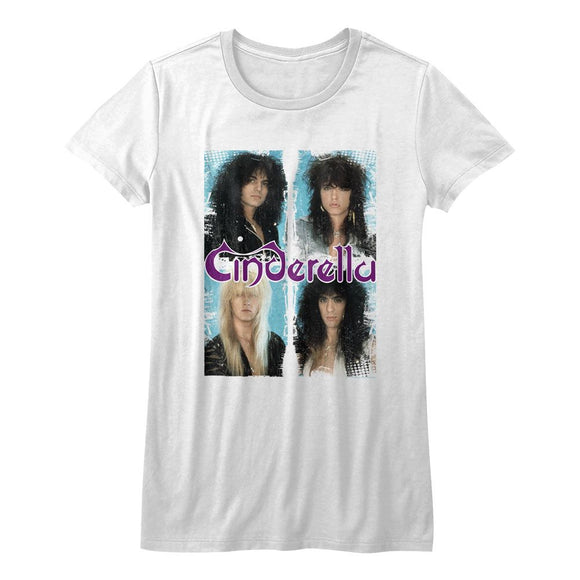 Cinderella-Boxed In-White Ladies S/S T-Shirt - White
