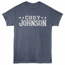 Cody Johnson Stars Navy Heather Adult T-Shirt