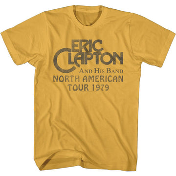 Eric Clapton-N American 79-Ginger Adult S/S T-Shirt - Ginger