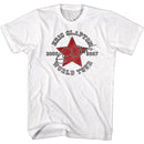 Eric Clapton-World Tour-White Adult S/S T-Shirt - White