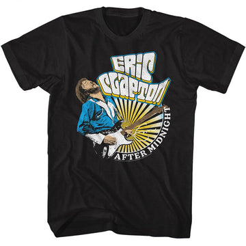 Eric Clapton-Eric Clapton After Midnight-Black Adult S/S T-Shirt - Black