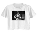 Eric Clapton-Eric Clapton Bw Guitar-White Ladies Festival Cali Crop-S - White