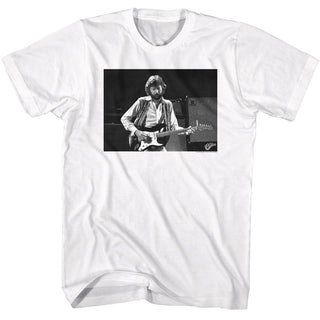 Eric Clapton Eric Clapton Bw Guitar Adult T-Shirts