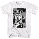 Eric Clapton-Eric Clapton Bw Sunglasses-White Adult S/S T-Shirt - White