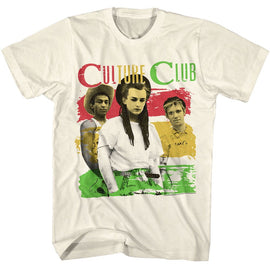 Culture Club-Culture Club Group Photo-Natural Adult S/S T-Shirt - Natural