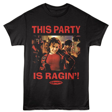 Clueless-Clueless Party Is Ragin-Black Adult S/S T-Shirt - Black