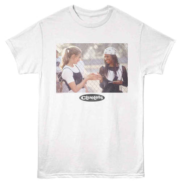 Clueless-Clueless Cher And Dionne-White Adult S/S T-Shirt - White