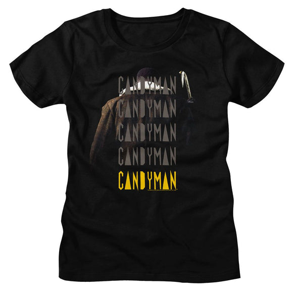 Candyman-Candyman Movie Poster-Black Ladies S/S T-Shirt - Black