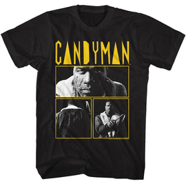 Candyman-Candyman 3 Photo And Logo-Black Adult S/S T-Shirt - Black