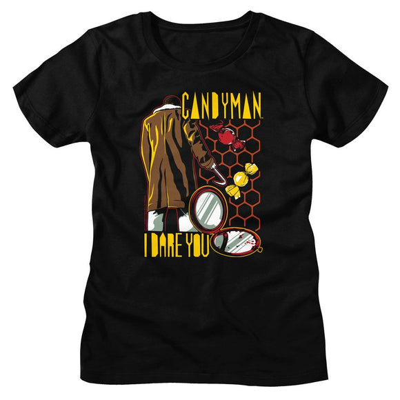 Candyman-Candyman Storybook Style-Black Ladies S/S T-Shirt - Black