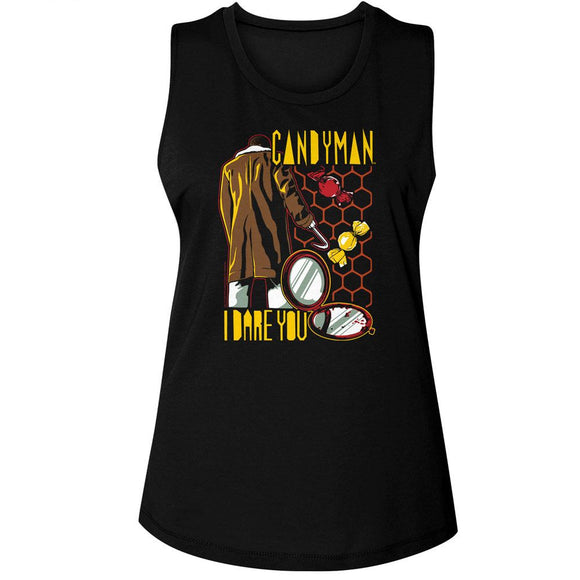 Candyman-Candyman Storybook Style-Black Ladies Muscle Tank-S - Black