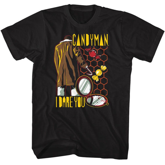 Candyman-Candyman Storybook Style-Black Adult S/S T-Shirt - Black