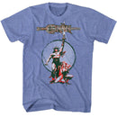 Conan-Movie Poster-Light Blue Heather Adult S/S T-Shirt - Light Blue Heather
