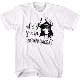 Conan-Your Barbarian-White Adult S/S T-Shirt - White