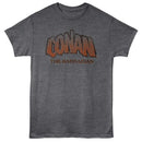 Conan-Conan The Barbarian-Heather Charcoal Adult S/S T-Shirt - Heather Charcoal