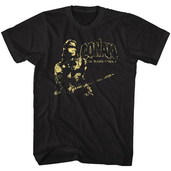Conan-The Man-Black Adult S/S T-Shirt - Black