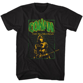 Conan-In The Green-Black Adult S/S T-Shirt - Black