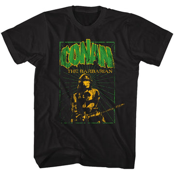 Conan-In The Green-Black Adult S/S T-Shirt - Black
