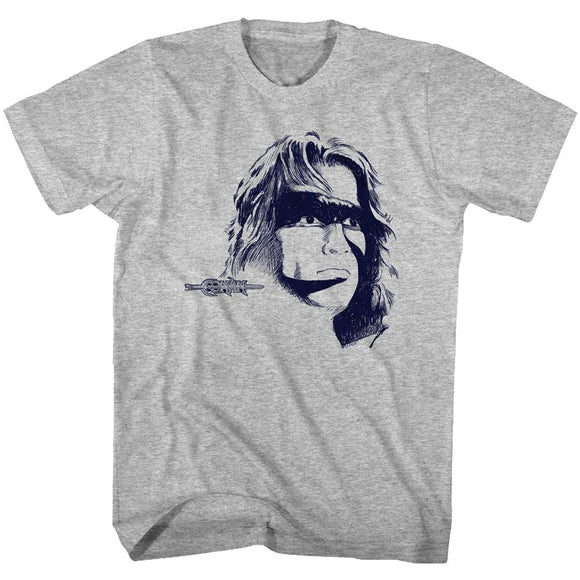 Conan-Sketch Drama-Gray Heather Adult S/S T-Shirt - Gray Heather