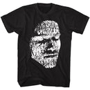 Conan-Draw On My Face-Black Adult S/S T-Shirt - Black