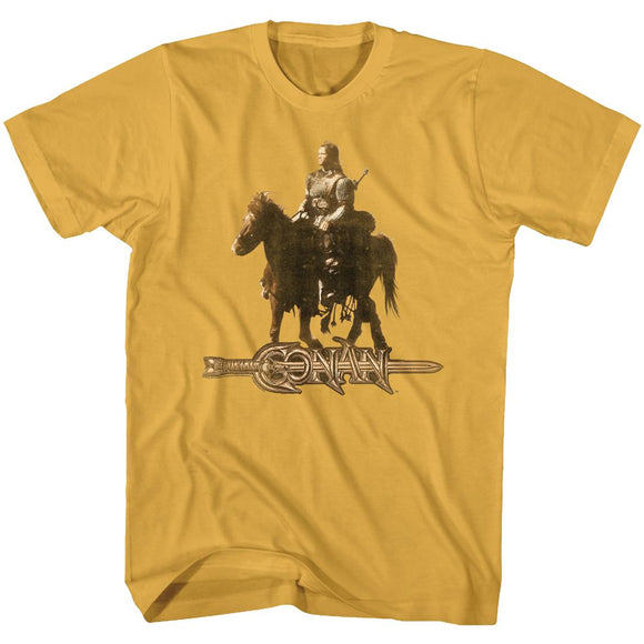 Conan-Horsey-Ginger Adult S/S T-Shirt - Ginger