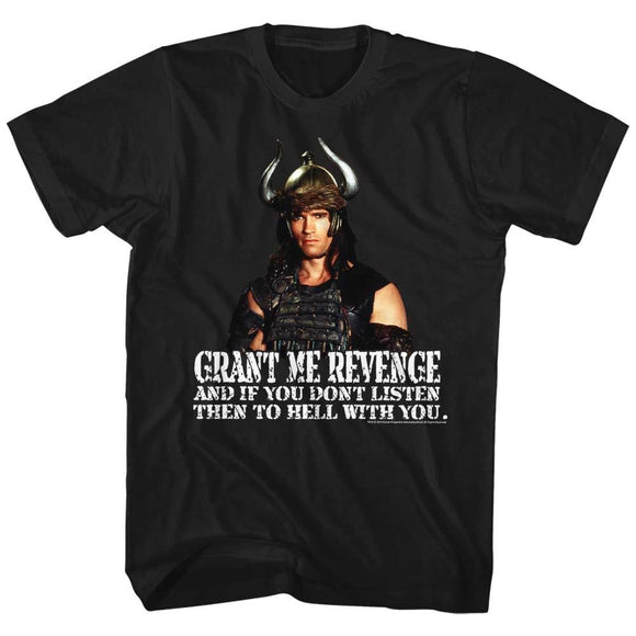 Conan-Revenge-Black Adult S/S T-Shirt - Black